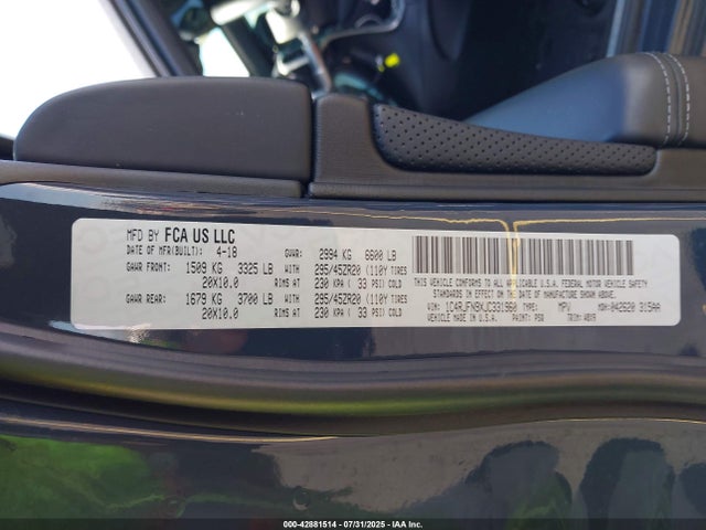 1C4RJFN9XJC331960 Jeep 2018