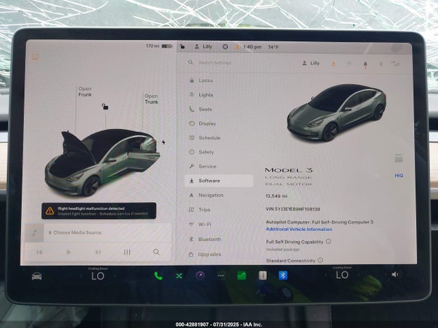 2022 TESLA MODEL 3 5YJ3E1EB9NF108138 Photo 6