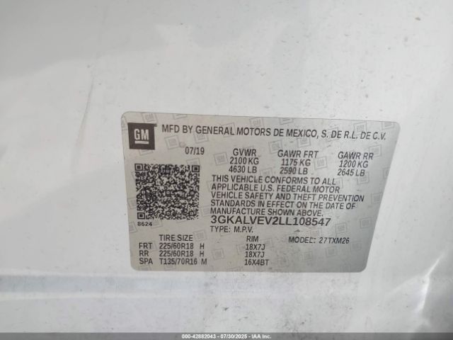 2020 GMC TERRAIN 3GKALVEV2LL108547 Photo 8