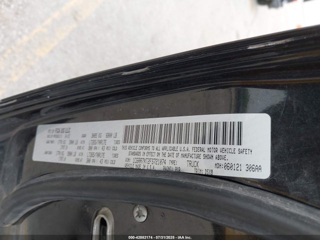 RAM 2015 2015 1C6RR7XT2FS721074 Image 9