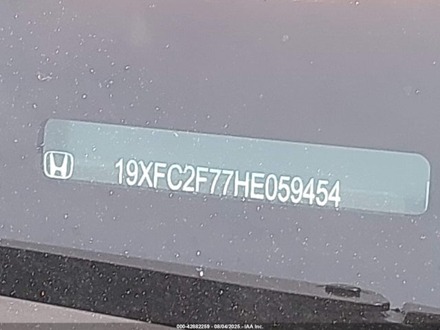 Honda k20c2 2017 19XFC2F77HE059454 Image 9