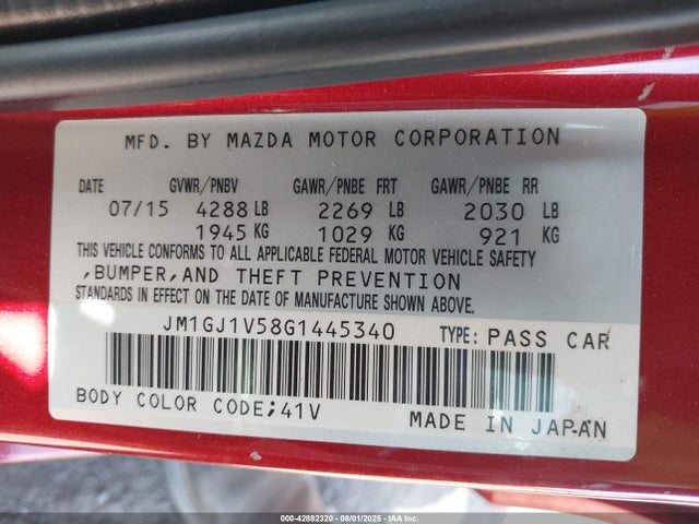 JM1GJ1V58G1445340 Mazda py