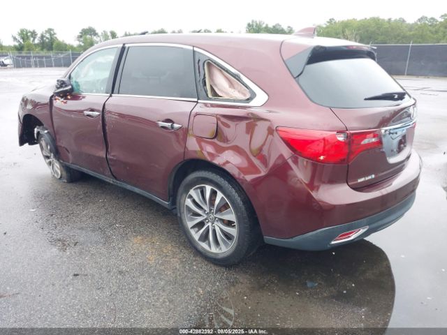 2016 ACURA MDX 5FRYD4H41GB019110 Photo 2