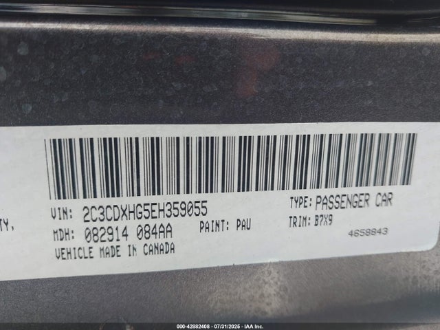Dodge 2014 2014 2C3CDXHG5EH359055 Image 9