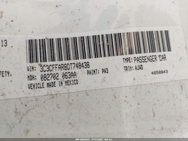 2013 FIAT 500 3C3CFFAR8DT748438 Photo 8