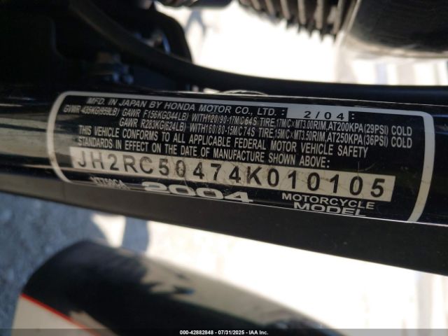 2004 HONDA VT750 JH2RC50474K010105 Photo 9
