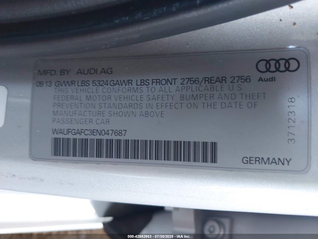 2014 AUDI A6 WAUFGAFC3EN047687 Photo 8