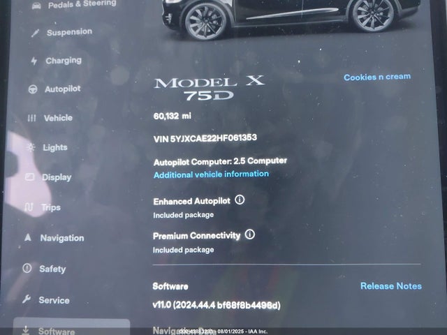 2017 TESLA MODEL X 5YJXCAE22HF061353 Photo 6