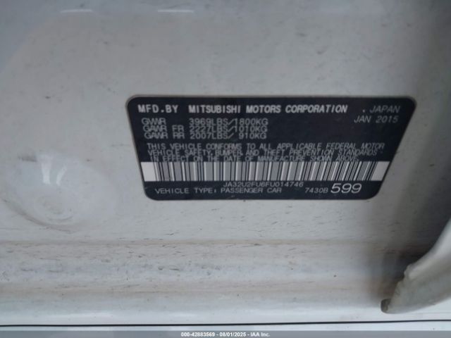 2015 MITSUBISHI LANCER JA32U2FU6FU014746 Photo 8