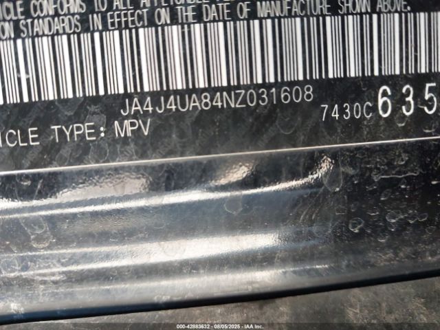 2022 MITSUBISHI OUTLANDER JA4J4UA84NZ031608 Photo 8