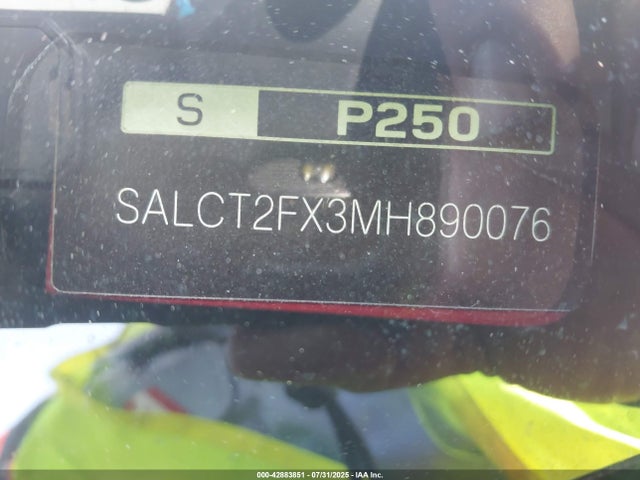 Land Rover aj20p 2021 SALCT2FX3MH890076 Image 9