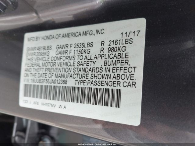 2018 ACURA TLX 19UUB2F56JA012368 Photo 8