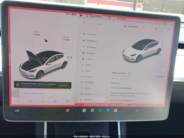 2019 TESLA MODEL 3 5YJ3E1EB1KF406811 Photo 6