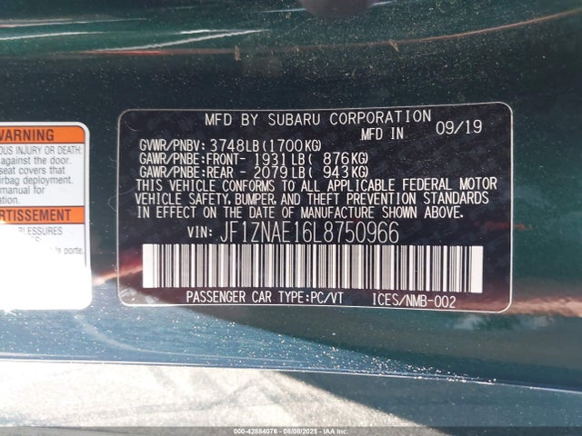 Toyota na 2020 JF1ZNAE16L8750966 Image 9