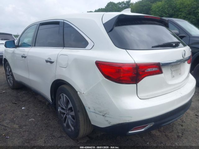 2014 ACURA MDX 5FRYD4H43EB002418 Photo 2