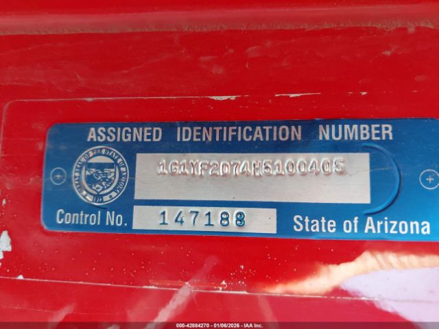 2017 CHEVROLET CORVETTE 1G1YF2D74H5100405 Photo 8