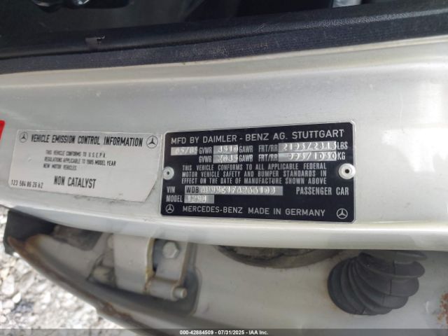 1985 MERCEDES-BENZ 300 WDBAB33C1FA266103 Photo 8