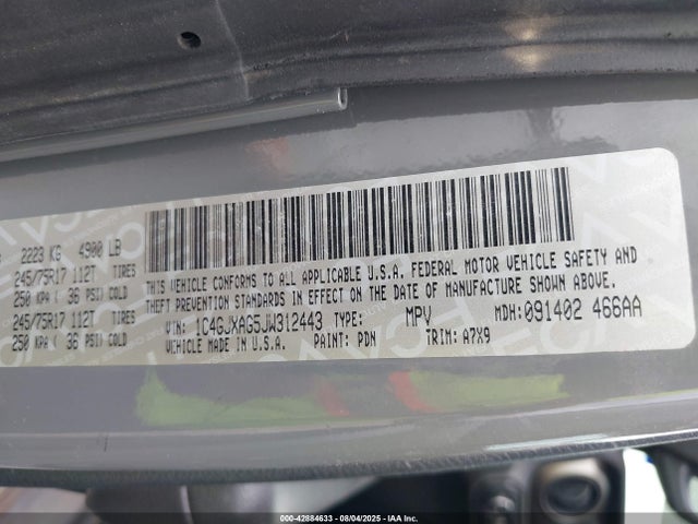 1C4GJXAG5JW312443 Jeep Wrangler