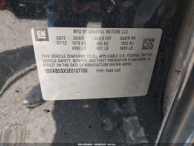 2014 CADILLAC ATS 1G6AB5SX3E0107706 Photo 8