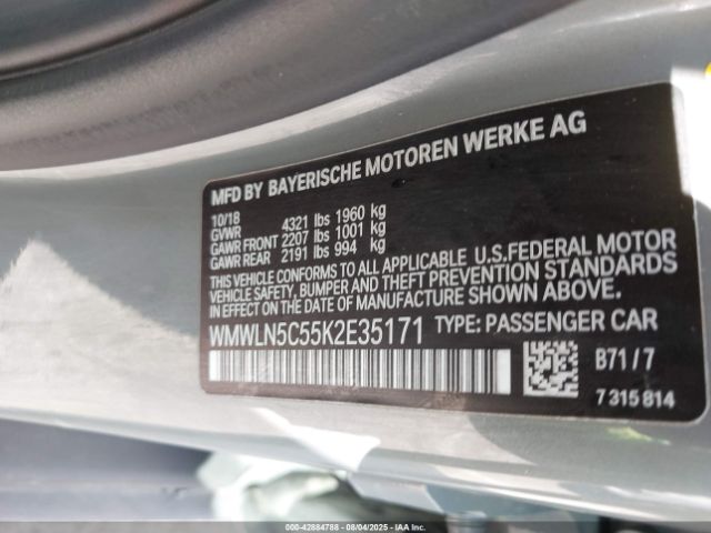 2019 MINI CLUBMAN WMWLN5C55K2E35171 Photo 8