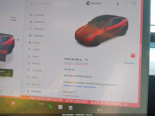 2023 TESLA MODEL Y 7SAYGDEFXPF714770 Photo 6