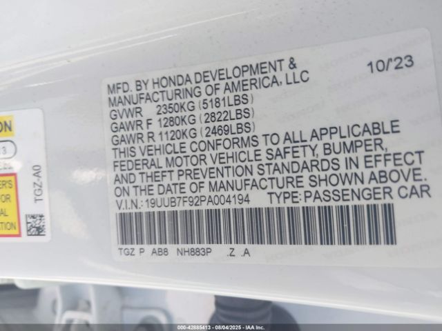 2023 ACURA TLX 19UUB7F92PA004194 Photo 8