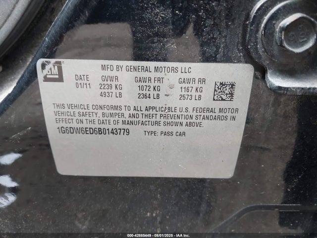 2011 CADILLAC STS 1G6DW6ED6B0143779 Photo 8