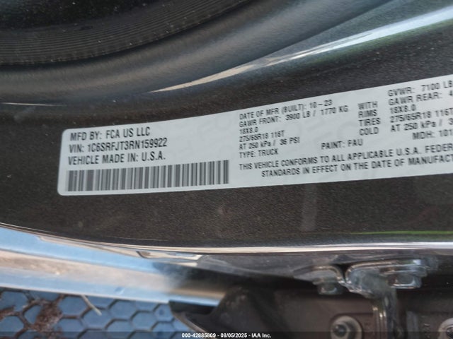 RAM 1500 2024 1C6SRFJT3RN159922 Image 9
