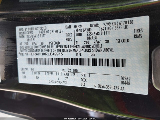 Ford 2024 2024 1FTER4HH0RLE49915 Image 9