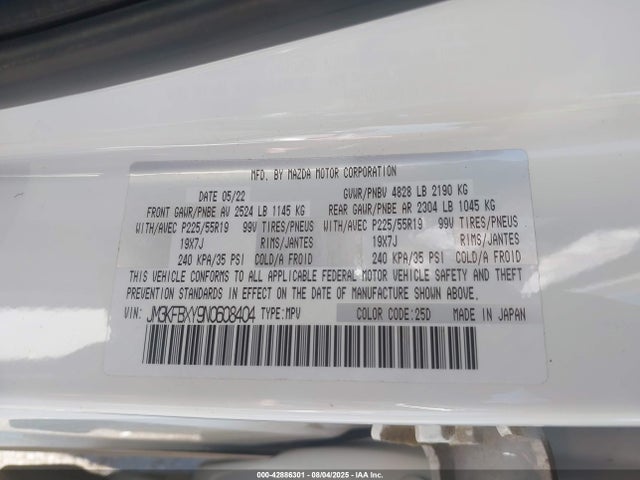 JM3KFBXY9N0608404 Mazda py turbo