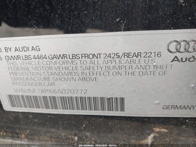 2006 AUDI A3 WAUNF78PX6A020772 Photo 8