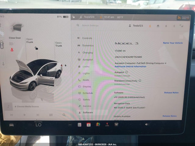 2024 TESLA MODEL 3 5YJ3E1EA0RF752480 Photo 6