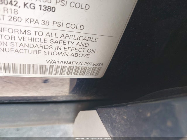 2020 AUDI Q5 WA1ANAFY7L2079534 Photo 8