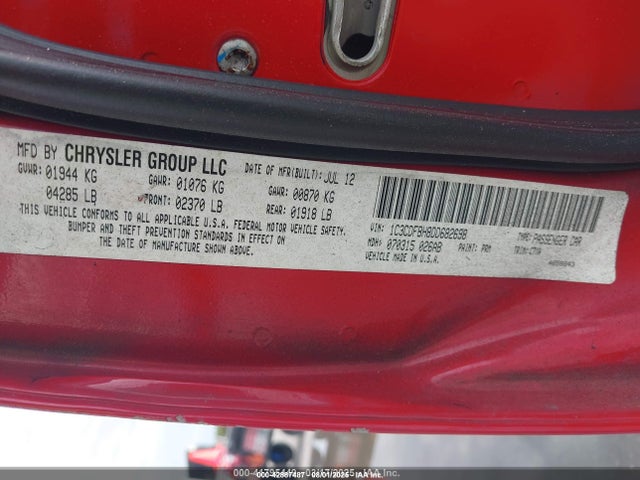 2013 DODGE DART 1C3CDFBH8DD682698 Photo 8