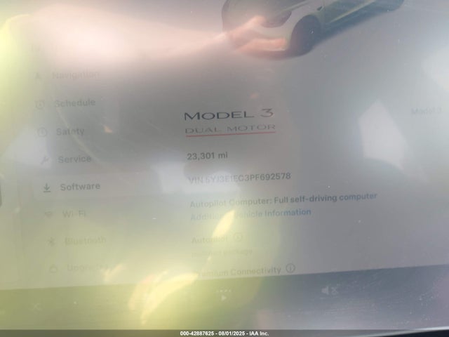 2023 TESLA MODEL 3 5YJ3E1EC3PF692578 Photo 6