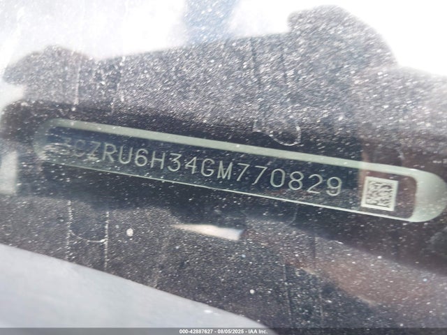 3CZRU6H34GM770829 Honda r18z9