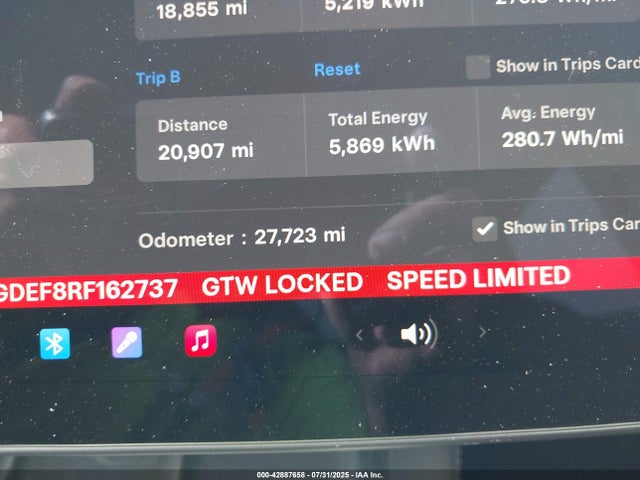 7SAYGDEF8RF162737 Tesla Model Y