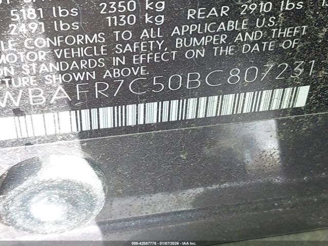 2011 BMW 535I WBAFR7C50BC807231 Photo 8