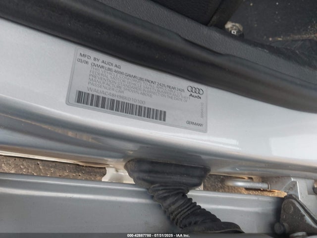 2006 AUDI A4 WAUAC48H96K010100 Photo 8