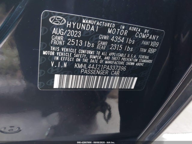 KMHL44J21PA337396 Hyundai t-gdi gamma ii
