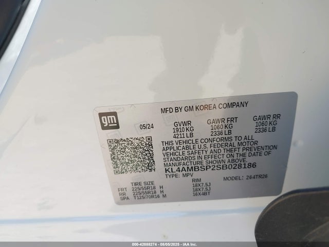 Buick lbp 2025 KL4AMBSP2SB028186 Image 9