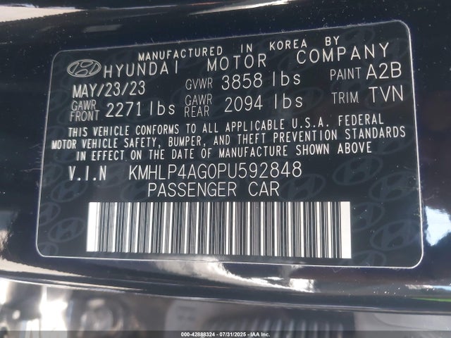 Hyundai mpi nu pe 2023 KMHLP4AG0PU592848 Image 9