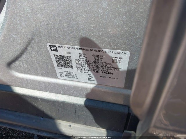 Chevrolet lsd 2024 3GNAXHEG2RL170484 Image 9