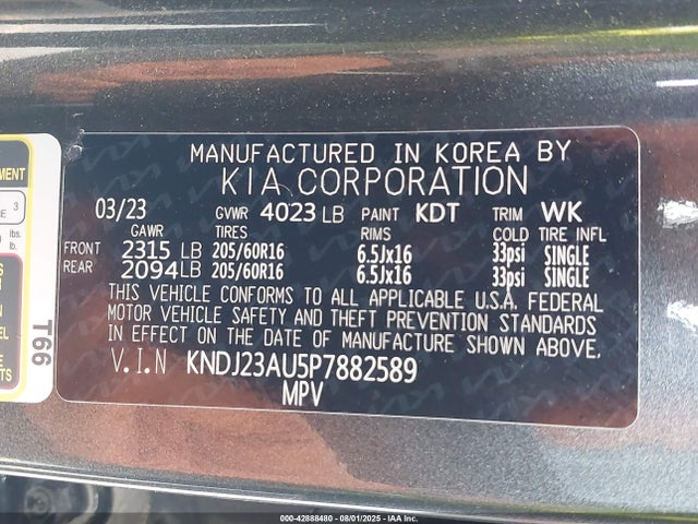 KIA mpi nu 2023 KNDJ23AU5P7882589 Image 9