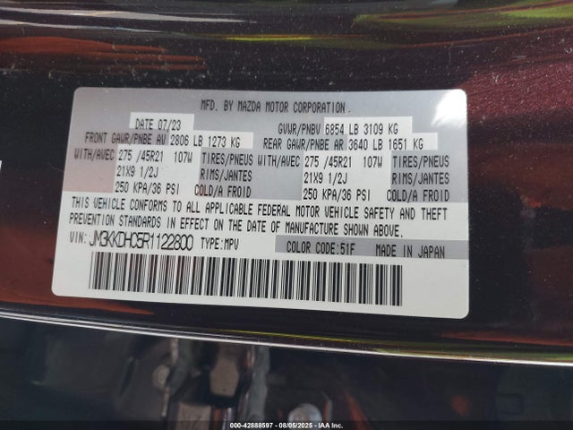 JM3KKDHC5R1122800 Mazda h3