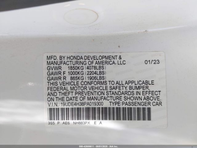 2023 ACURA INTEGRA 19UDE4H38PA019300 Photo 8