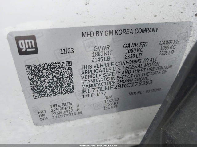 Chevrolet lih 2024 KL77LHE29RC173393 Image 9