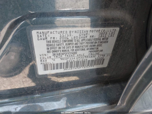 Nissan 2015 2015 3N1AB7AP2FY374999 Image 9