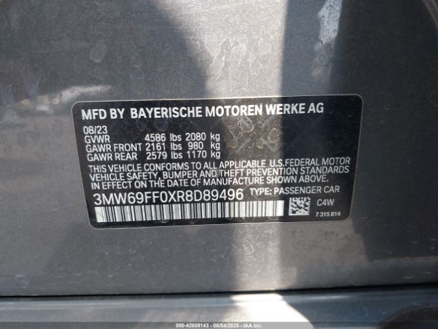 2024 BMW 3 SERIES 3MW69FF0XR8D89496 Photo 8