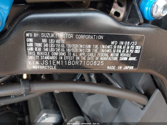 JS1EM11B0R7100825 Suzuki Fra1